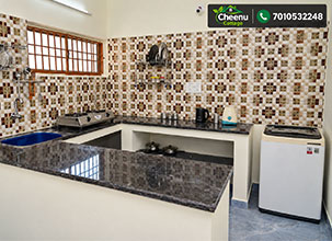 Kitchen and Dining at Cheenu Cottage